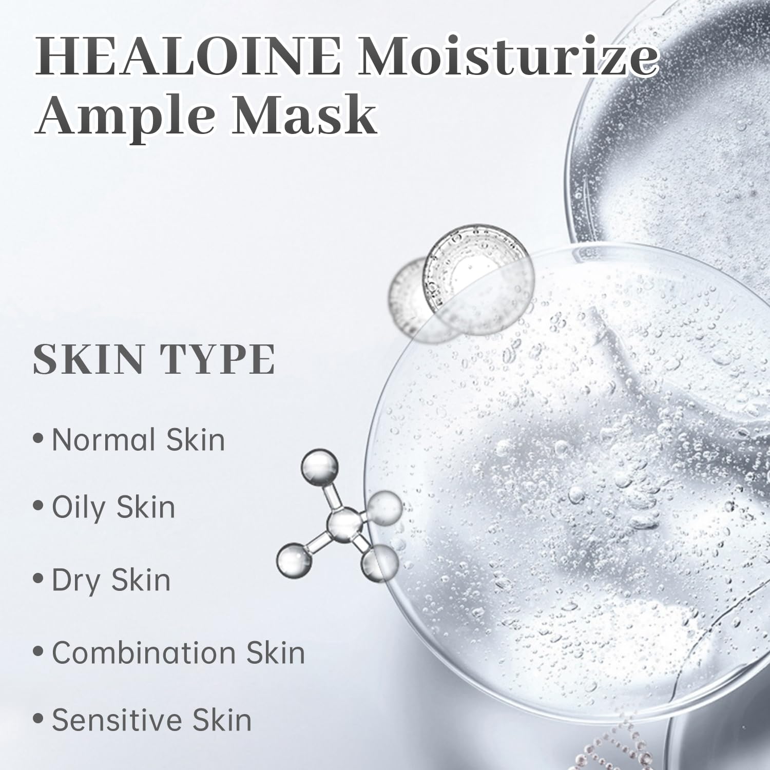 HEALOINE vegan-friendly formulation avoids common irritants for sensitive skin