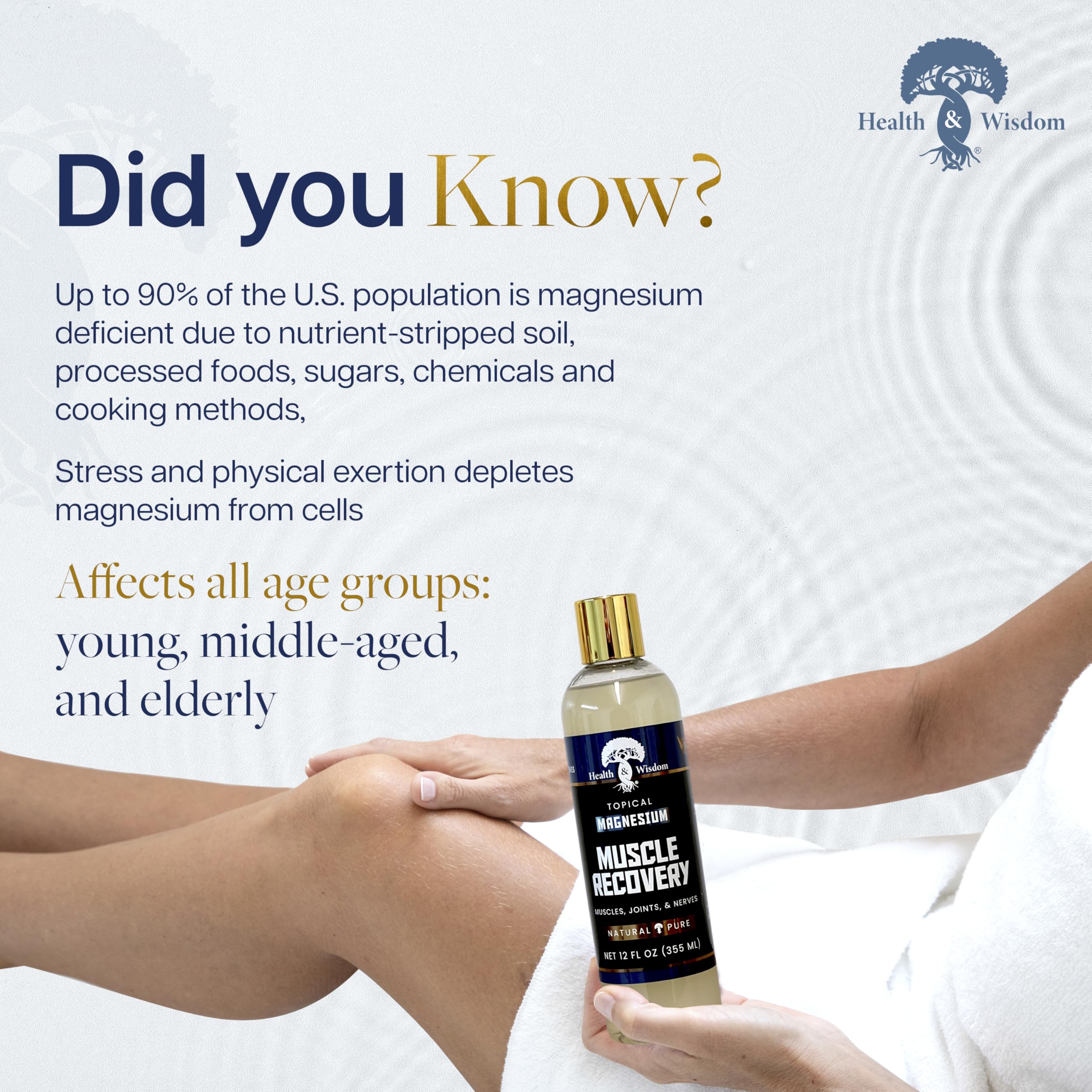 Health and Wisdom magnesium-muscle-recovery-relaxation-scene depicts post-workout calm and relief.