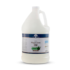 Health and Wisdom magnesium oil bottle pour demonstrates easy topical application and rapid absorption.