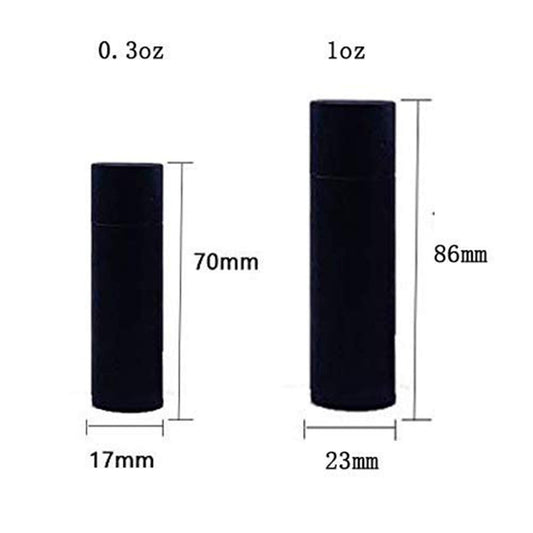 Healthcom paperboard-tube-kraft-black-closeup highlights durable eco-friendly packaging