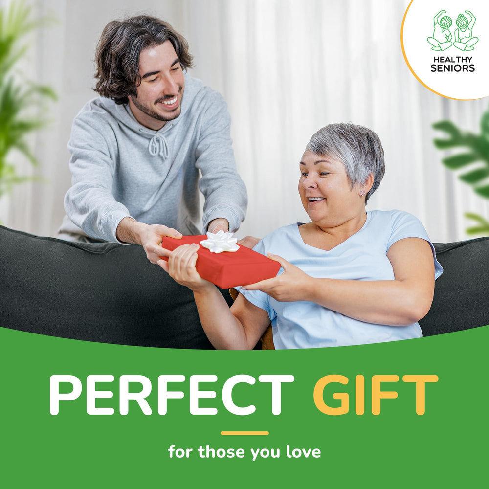Healthy Seniors gift-ready box supports convenient nail care for seniors.
