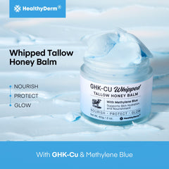 HealthyDerm grass-fed beef tallow moisturizer showing deep moisturization for daily use