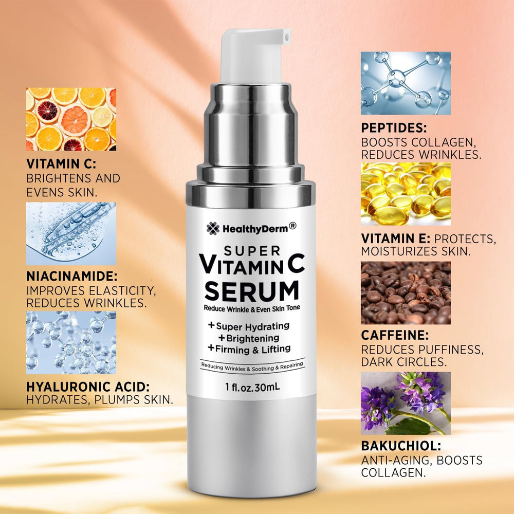 HealthyDerm Packaging beauty box shot emphasizes premium packaging ideal for gifting