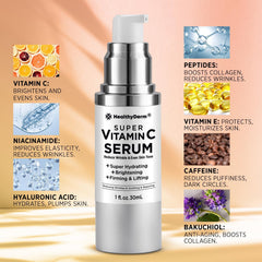 HealthyDerm Packaging beauty box shot emphasizes premium packaging ideal for gifting