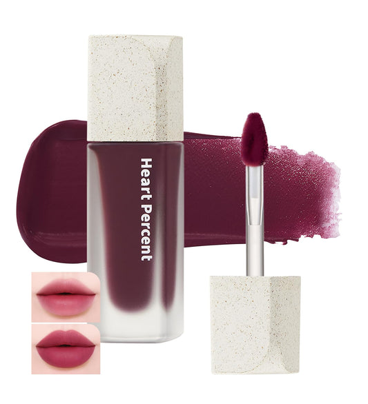 Heart Percent Dote On Mood Orchid Plum closeup shows velvet-smooth texture.
