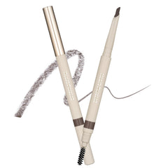 Heart Percent Dote On Mood Edge brow pencil close-up showing precise definition and natural look