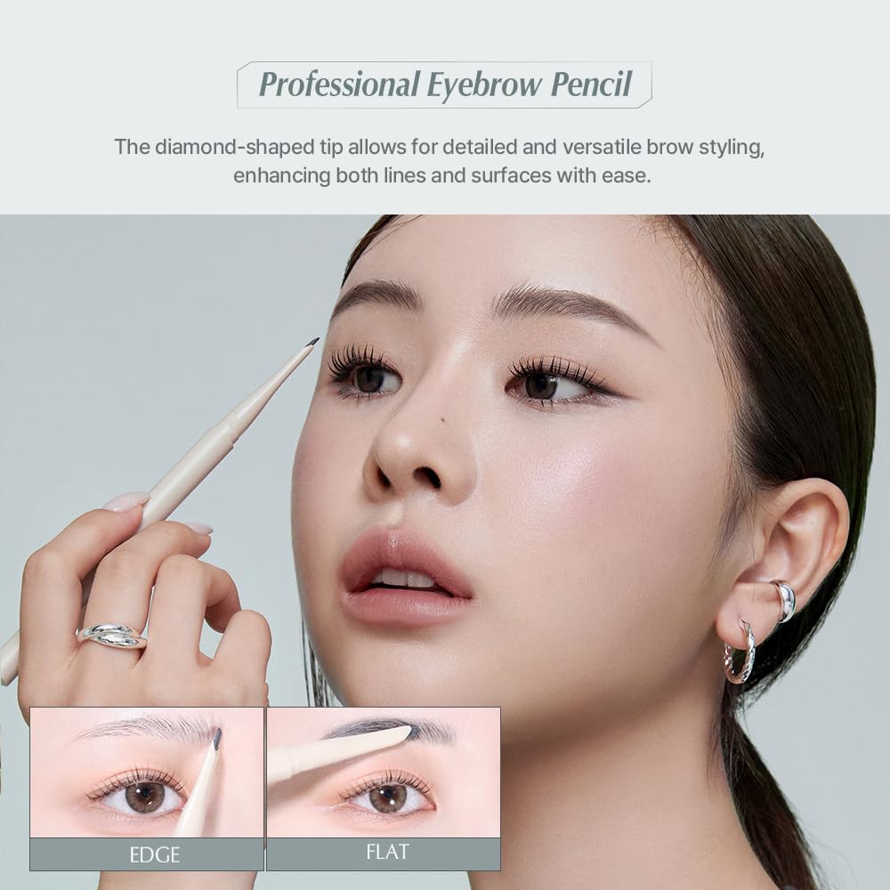 Heart Percent Dote On Mood Edge D1 Classic Brown swatch on skin for versatility