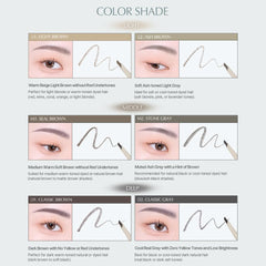 Heart Percent Dote On Mood Edge brow pencil spoolie for blending and grooming