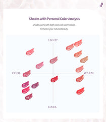 Heart Percent Dote On Mood Glow Tint includes ceramide and hyaluronic acid for lasting lip comfort