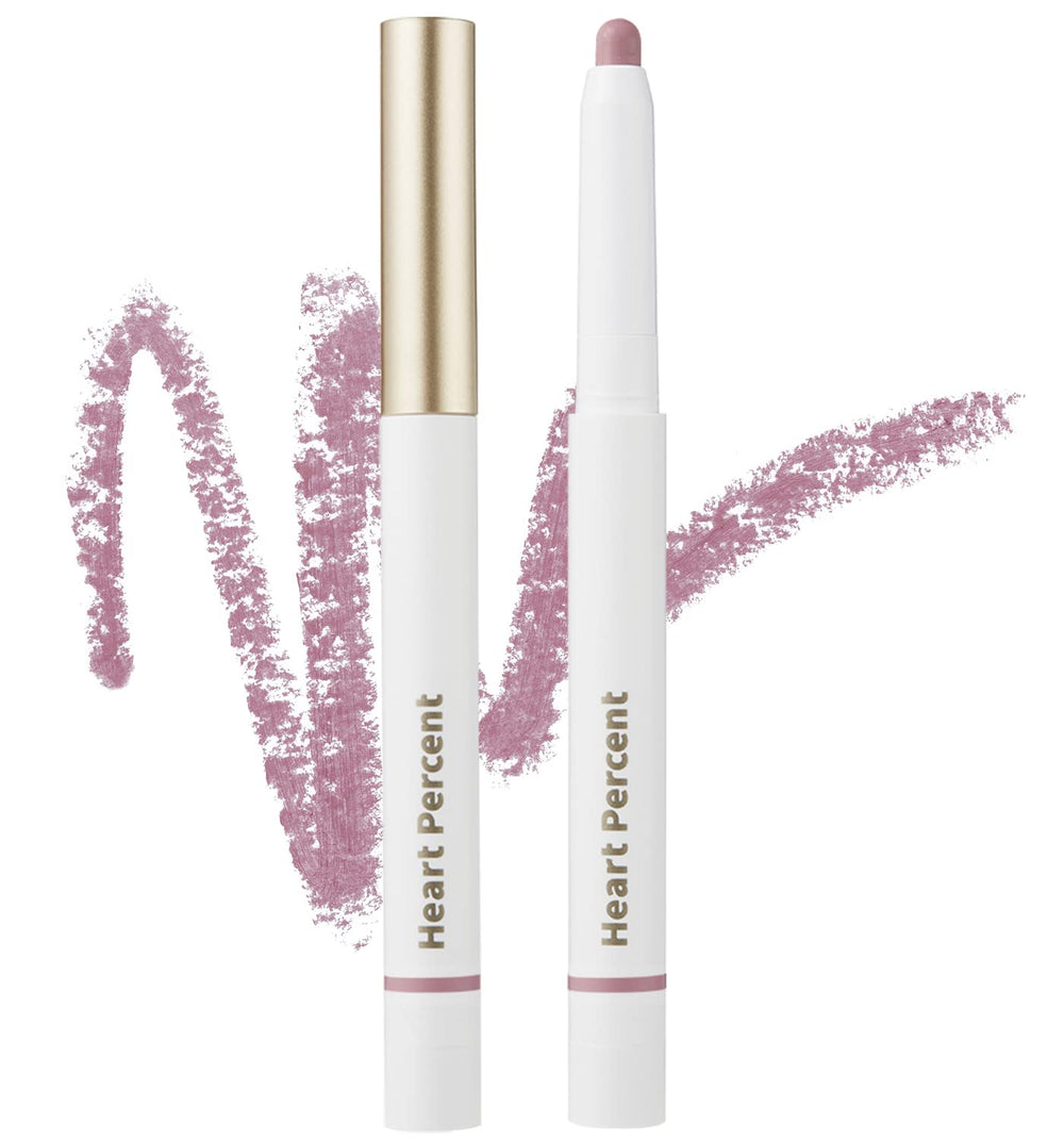 Heart Percent Dote On Mood Lip Pencil close-up with creamy texture for precise lining.