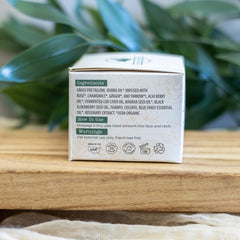 Ambient product setup ready for daily skincare routine with balm.