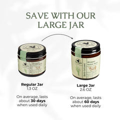 Hearth and Homestead labeled jar detail highlighting small-batch craft and natural ingredients