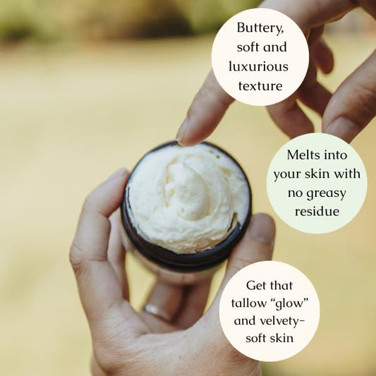 Hearth and Homestead texture close-up shows melt-ready, silky balm
