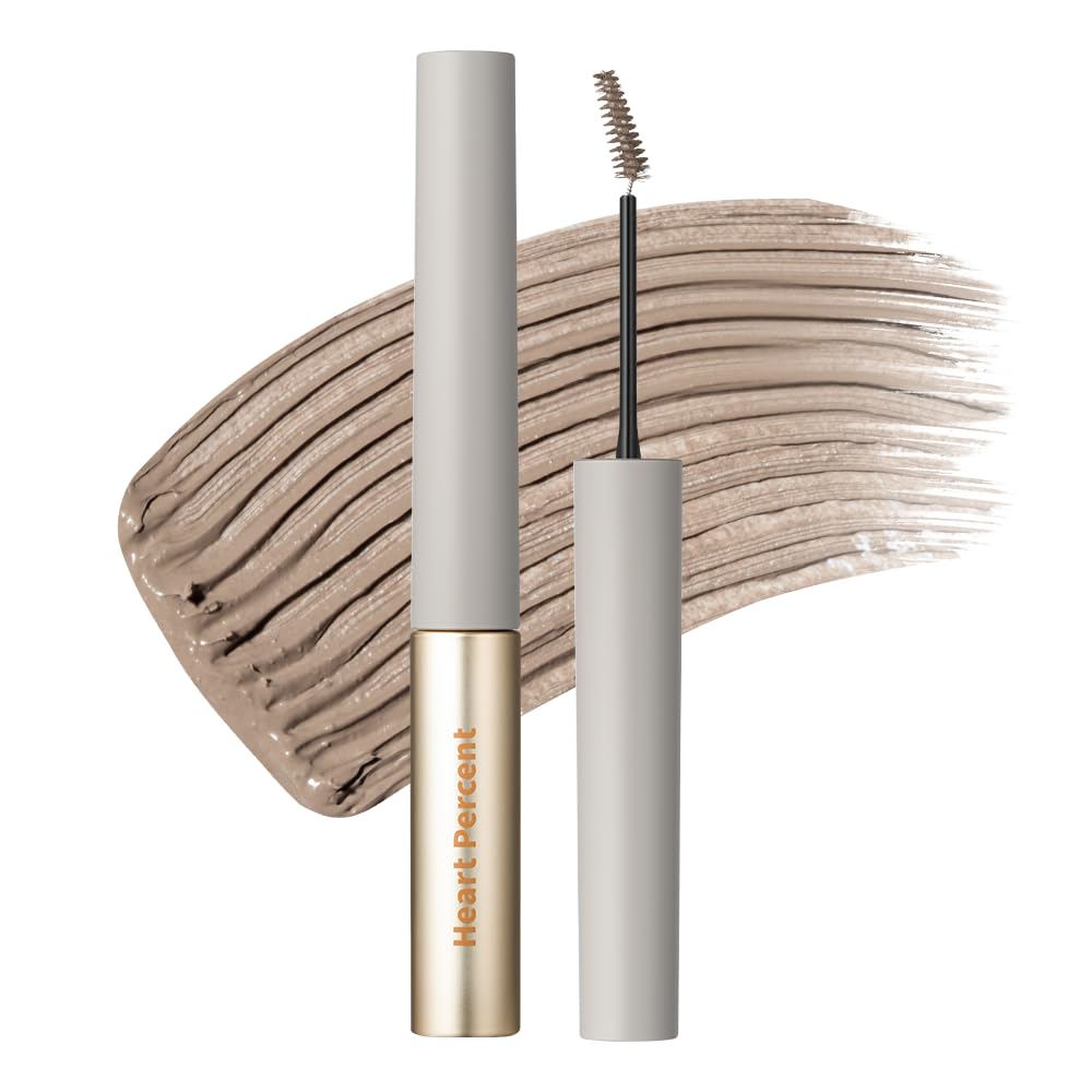 Heart Percent Dote On Mood Browcara application brush coats brows with precise color.