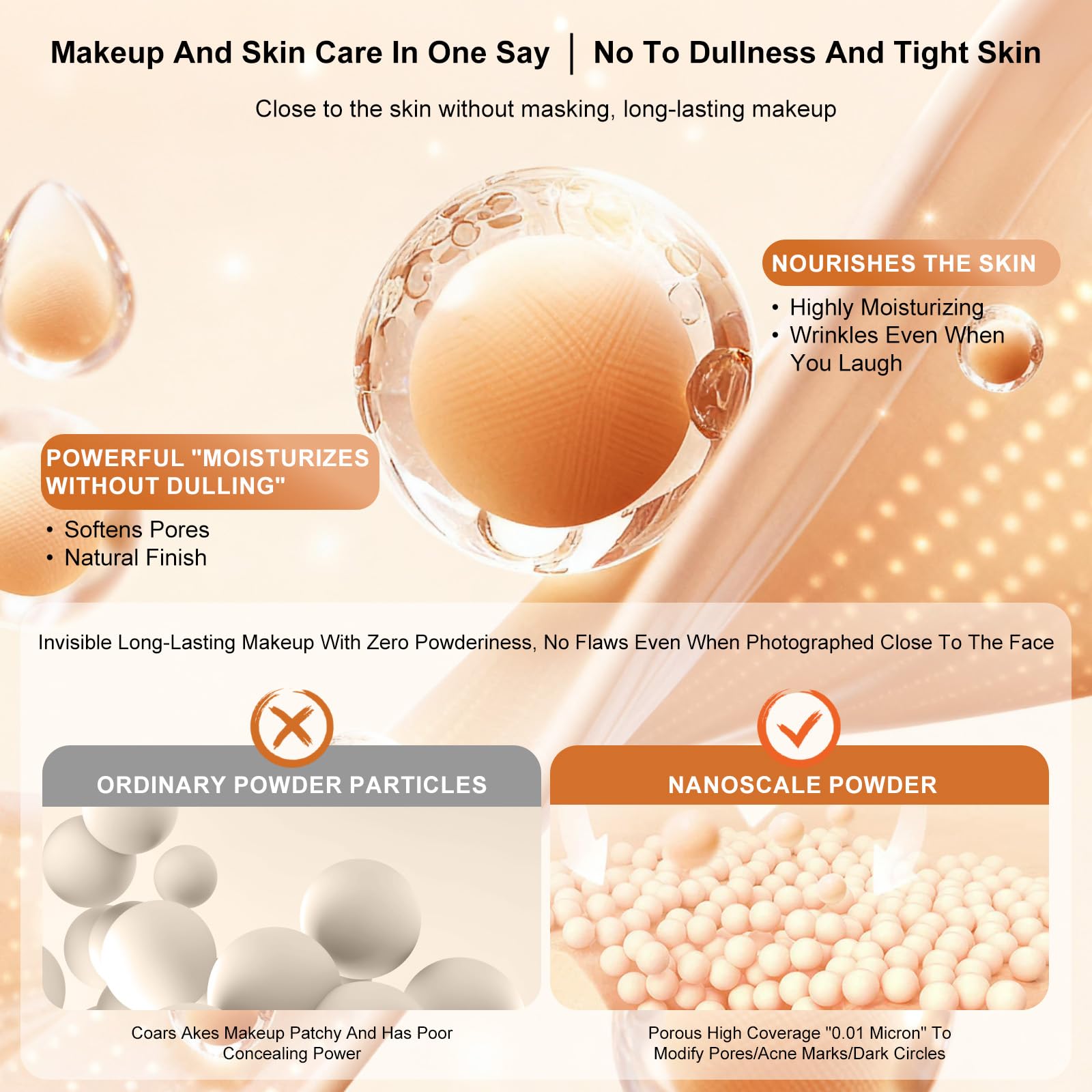 HECI BEAUTY Kabuki Brush Set ideal for effortless buffing and buildable coverage.