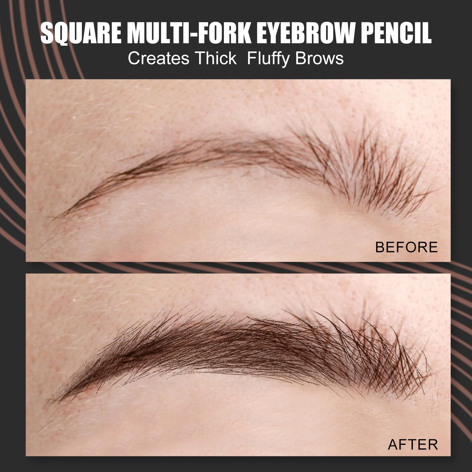 HECI BEAUTY waterproof formula ensures smudge-proof wear