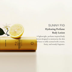 Texture close-up of HedgeLeap scented lotion showing smooth absorption.