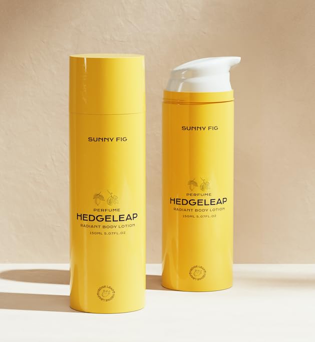 HedgeLeap Sunny Fig bottle front with daily hydration and uplifting scent.