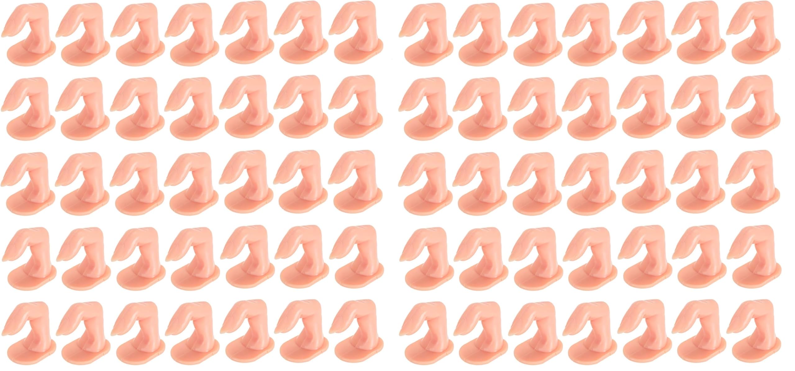 Hedume practice fingers 120-pack for repeated nail art training at home or salon