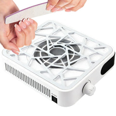 heemeei nail dust collector front view showing powerful suction for a clean workspace