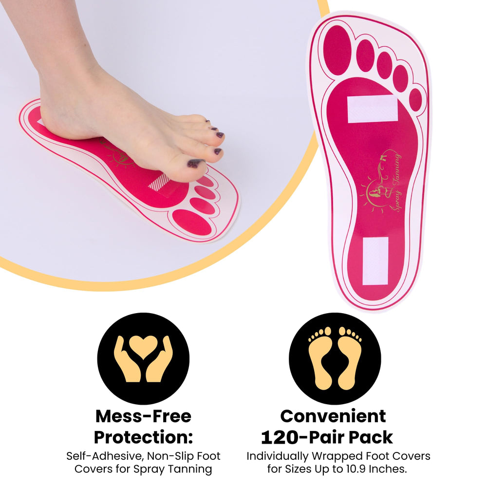 HeeStar individually wrapped feet pads provide sanitary protection for each client.