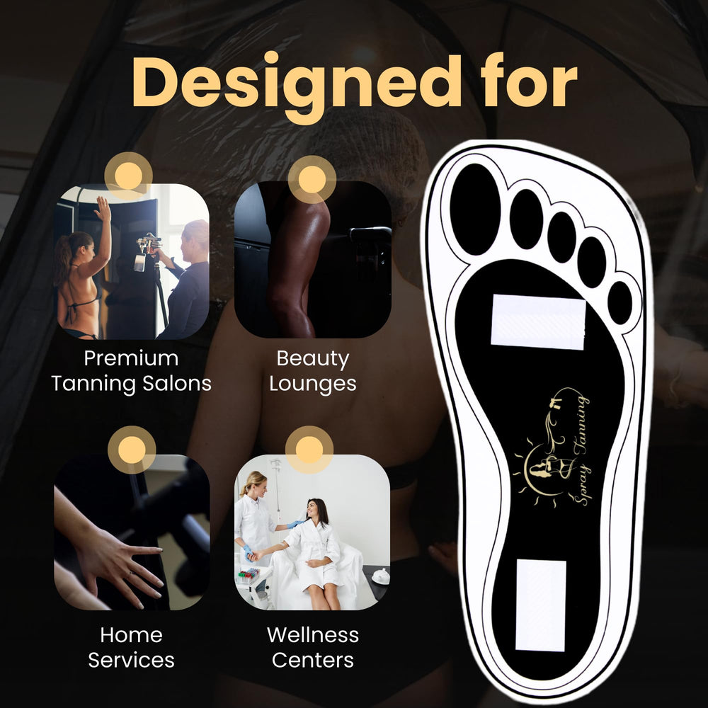 HeeStar salon foot protection keeps tanning areas clean and professional
