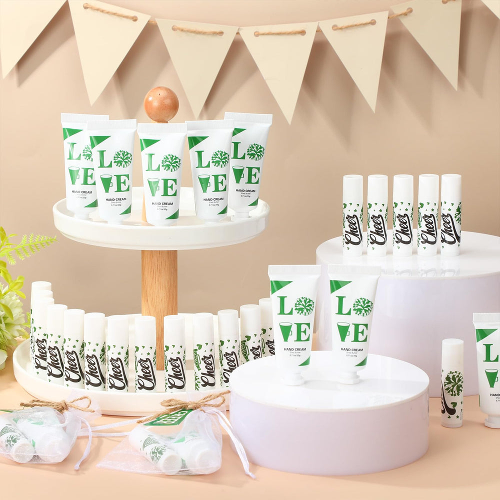 Heigble cheerleading gift set with hand cream and lip balm