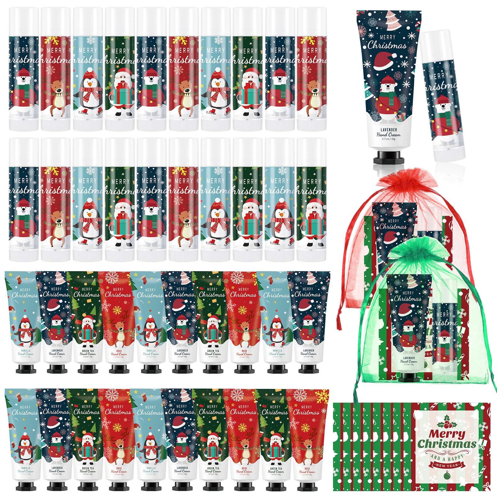 Heigble Christmas hand cream gift set packaging showcases festive presentation for gifting