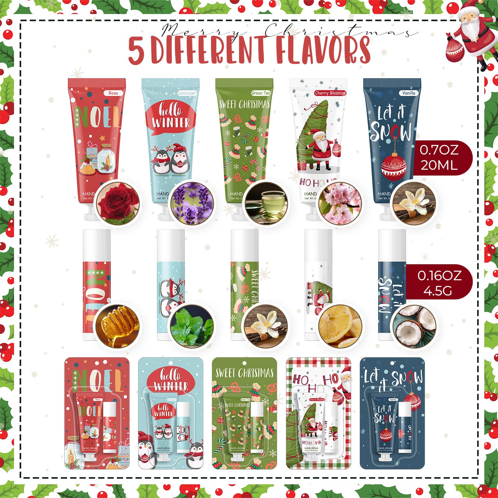 Heigble Christmas hand cream lavender design nourishes skin during busy holidays.