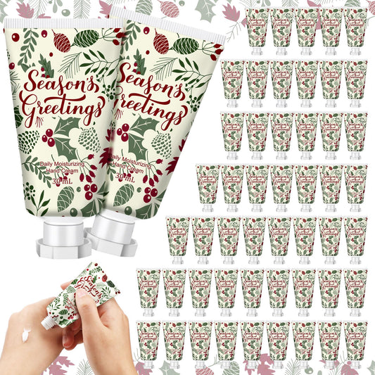 Heigble Christmas leaves hand cream bottle with festive design for on-the-go hydration