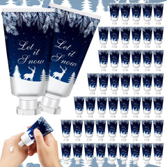Heigble Christmas Snowflakes Hand Cream 1oz bottle on festive display, hydrating skin during winter.