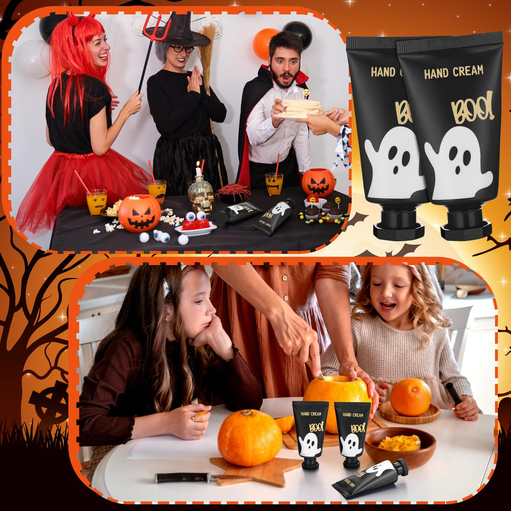 Heigble bulk gift set of ghost hand creams, ideal for Halloween parties and guest favors.