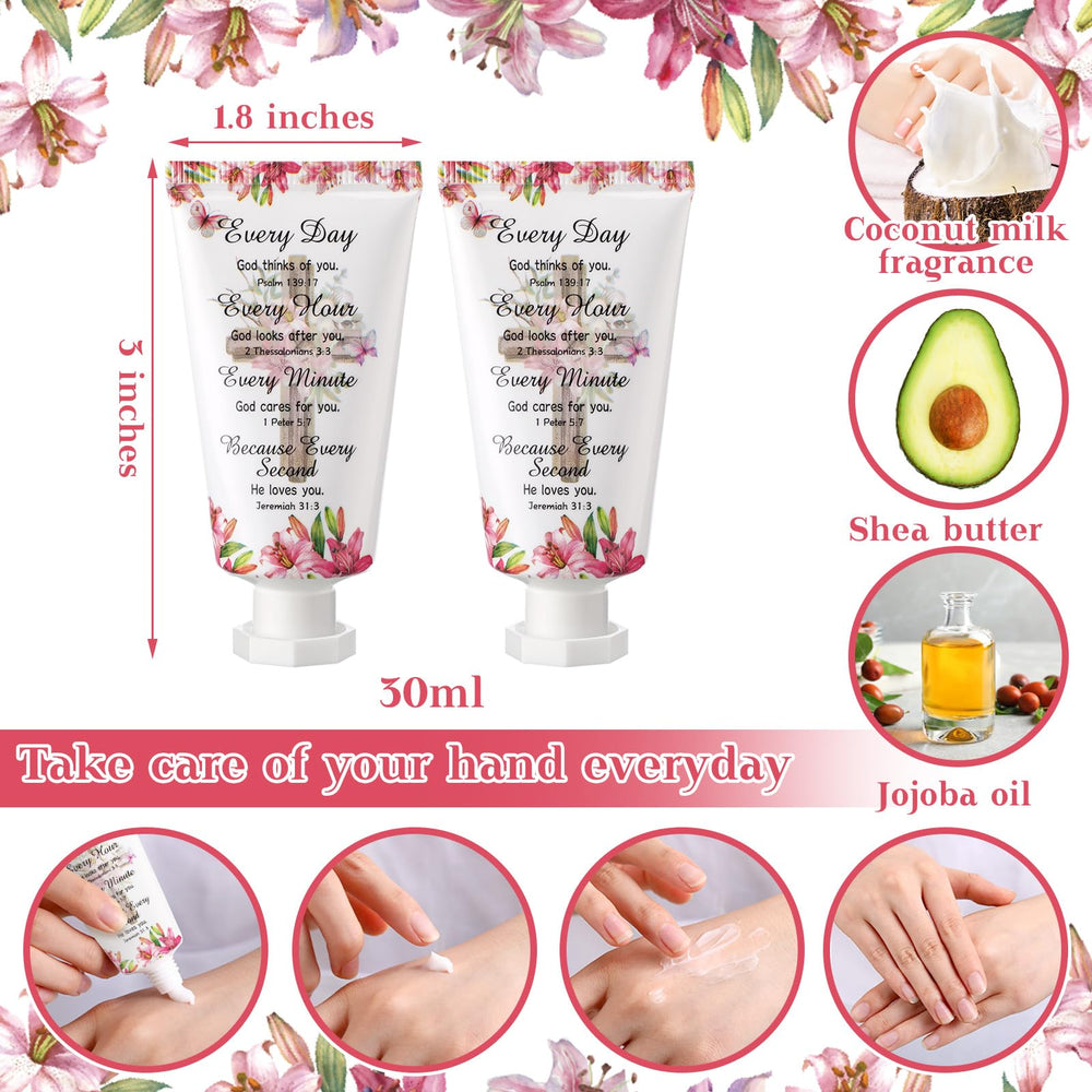 Heigble hand cream tube close-up highlights coconut milk scent and quick absorption.