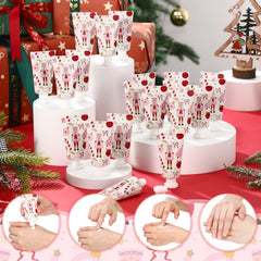 Heigble holiday display table shows chic gifting setup for the season.