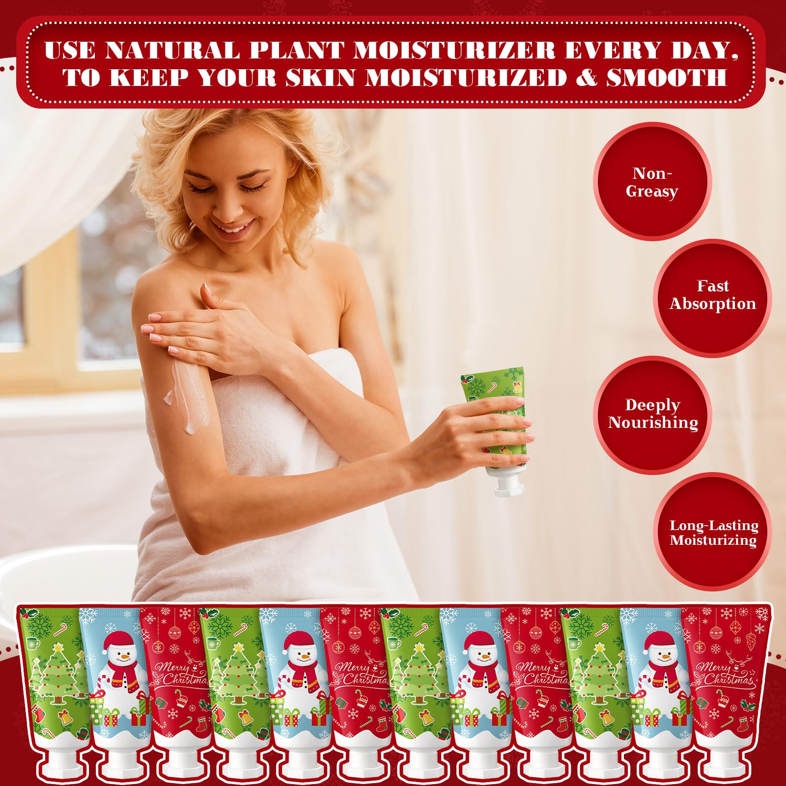 Heigble stocking-stuffer friendly holiday lotion set for winter celebrations