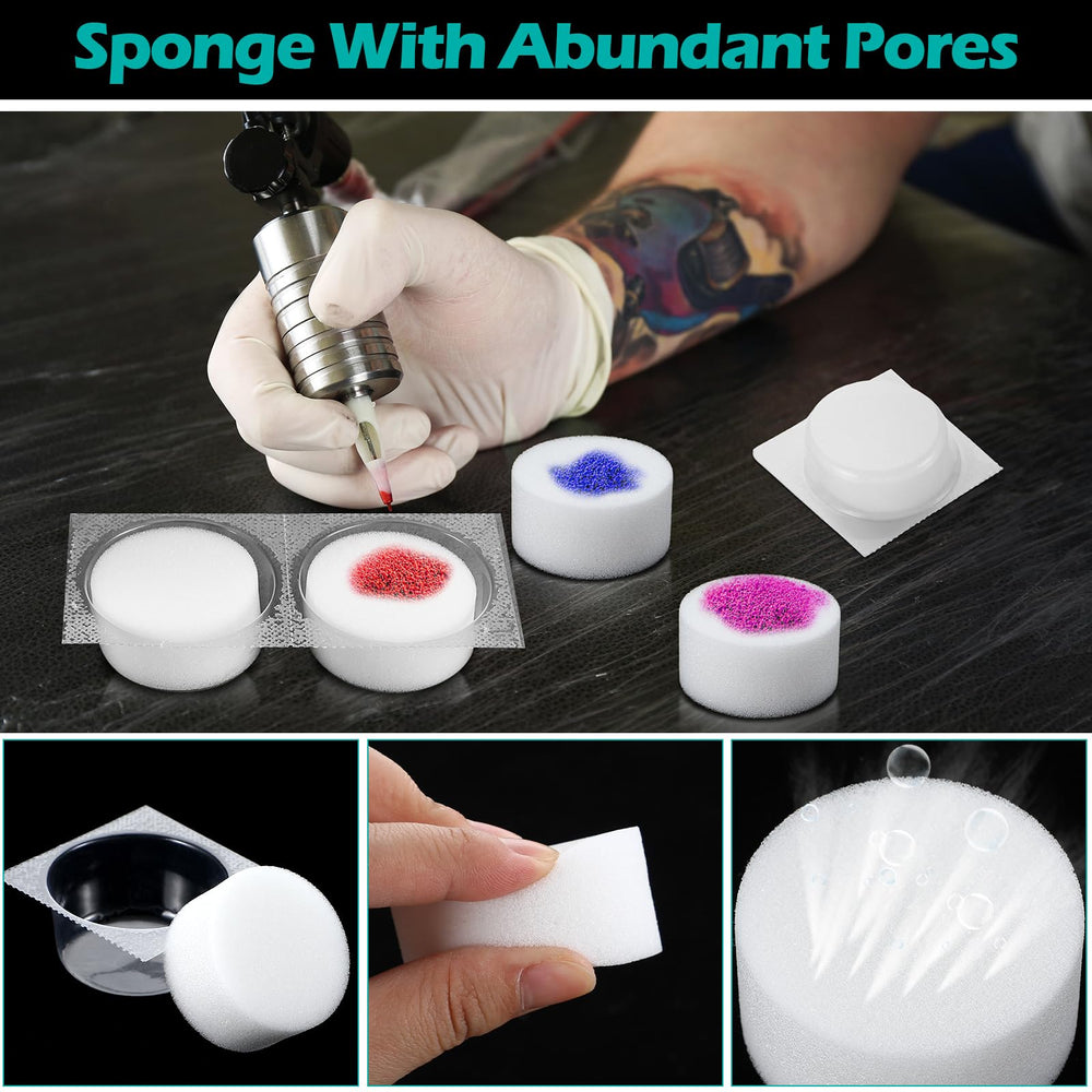 Heigble ink-dilution cups suitable for quick color changes during tattoo sessions