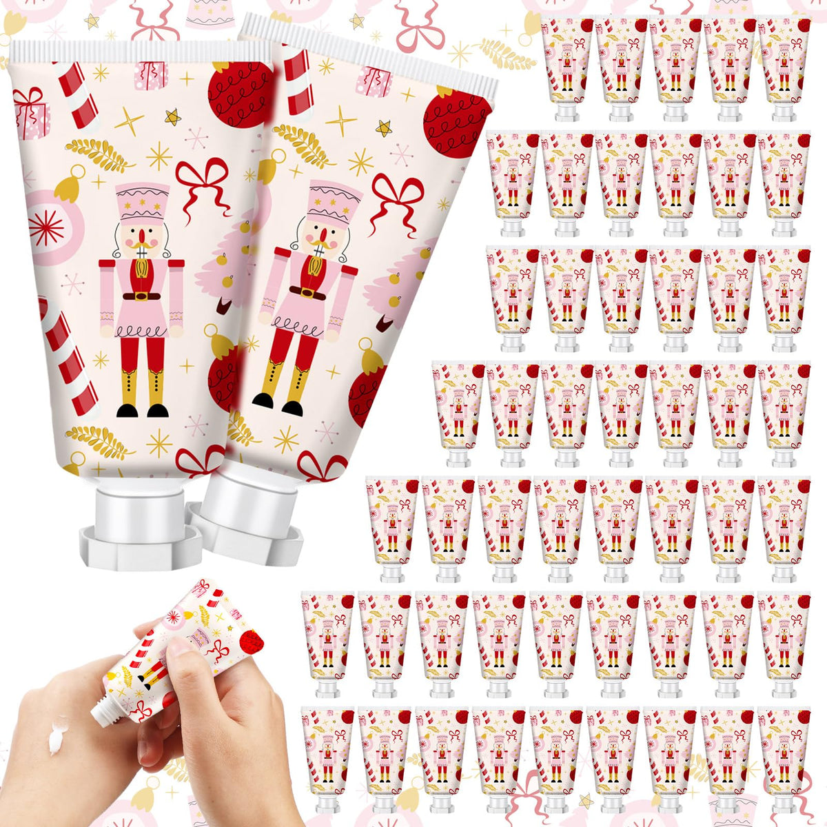 Heigble Nutcracker hand cream bottle delivering rich moisture for dry hands.