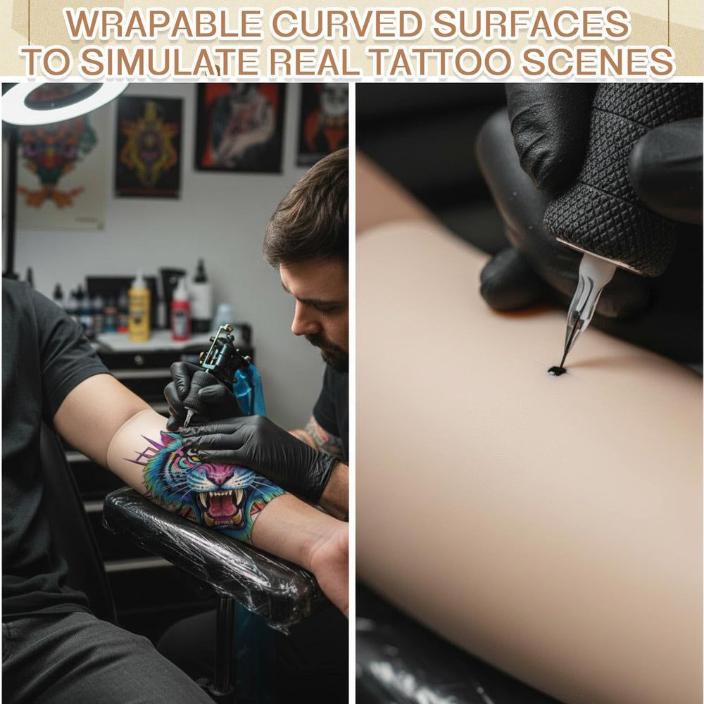 Heigble realistic skin texture provides authentic needle feedback