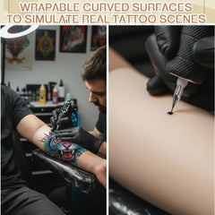Heigble realistic skin texture provides authentic needle feedback