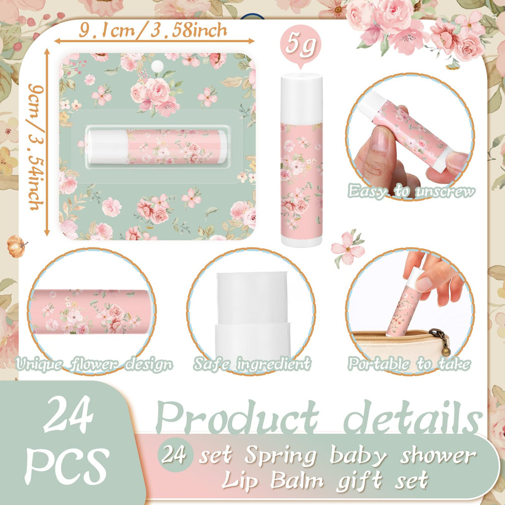 Heigble Tea Party Lip Balm travel size for on the go hydration.