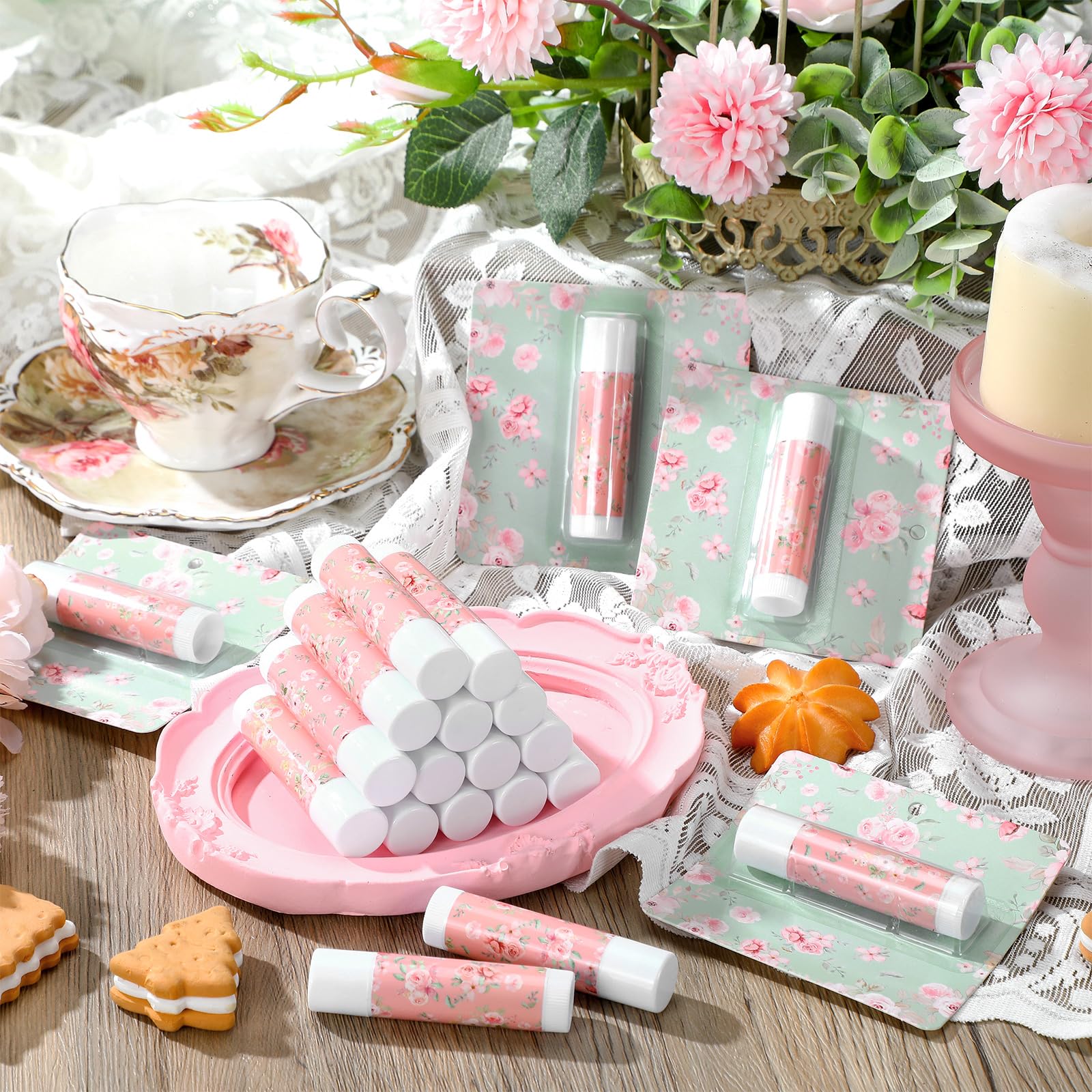 Heigble Lip Balm wedding gift display, ideal for guest favors.