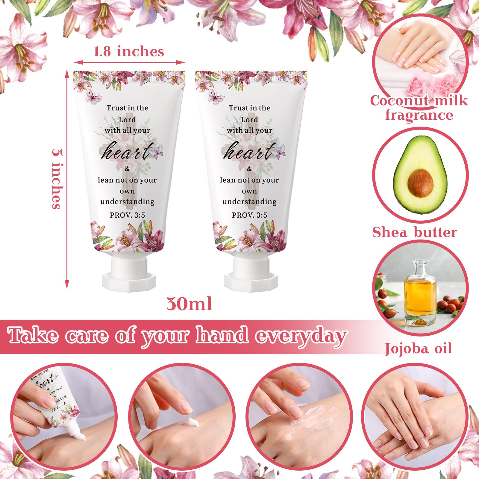 Heigble travel-size hand cream is ideal for purses and carry-ons.