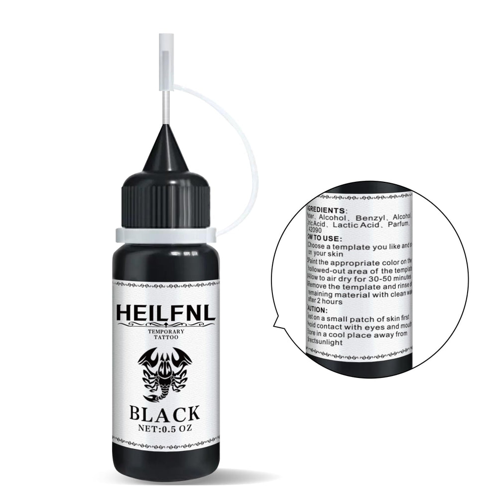 HEILFNL 111-piece stencil kit enables diverse designs.