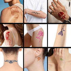HEILFNL festival-ready body art for parties and weddings.