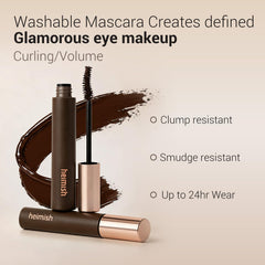 HEIMISH Dailism mascara brush detail showing precise coating capability