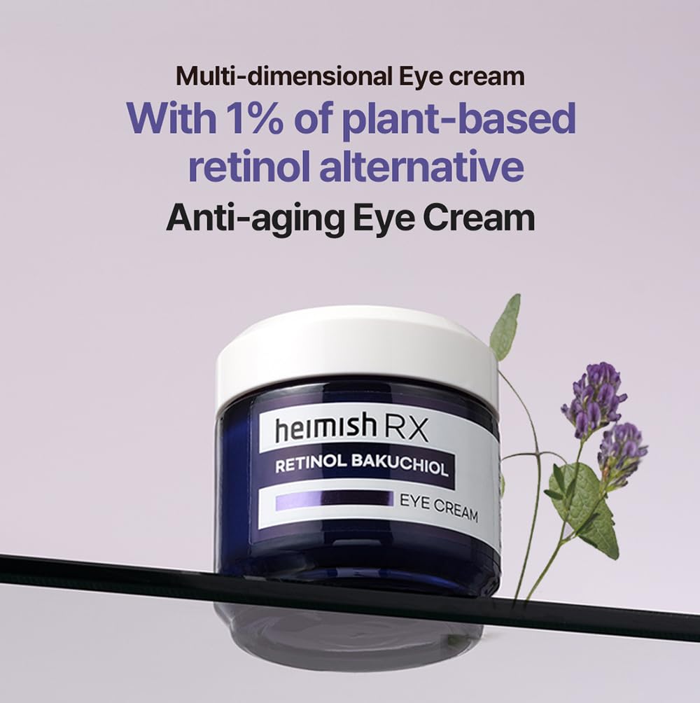 HEIMISH RX cooling metal applicator delivers puffiness relief and refreshed eyes.