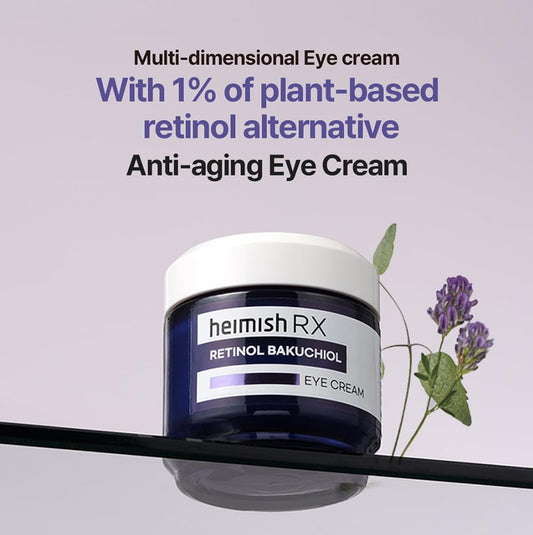 HEIMISH RX cooling metal applicator delivers puffiness relief and refreshed eyes.