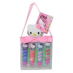 Hello Kitty lip gloss set with carry bag, portable and fun for kids