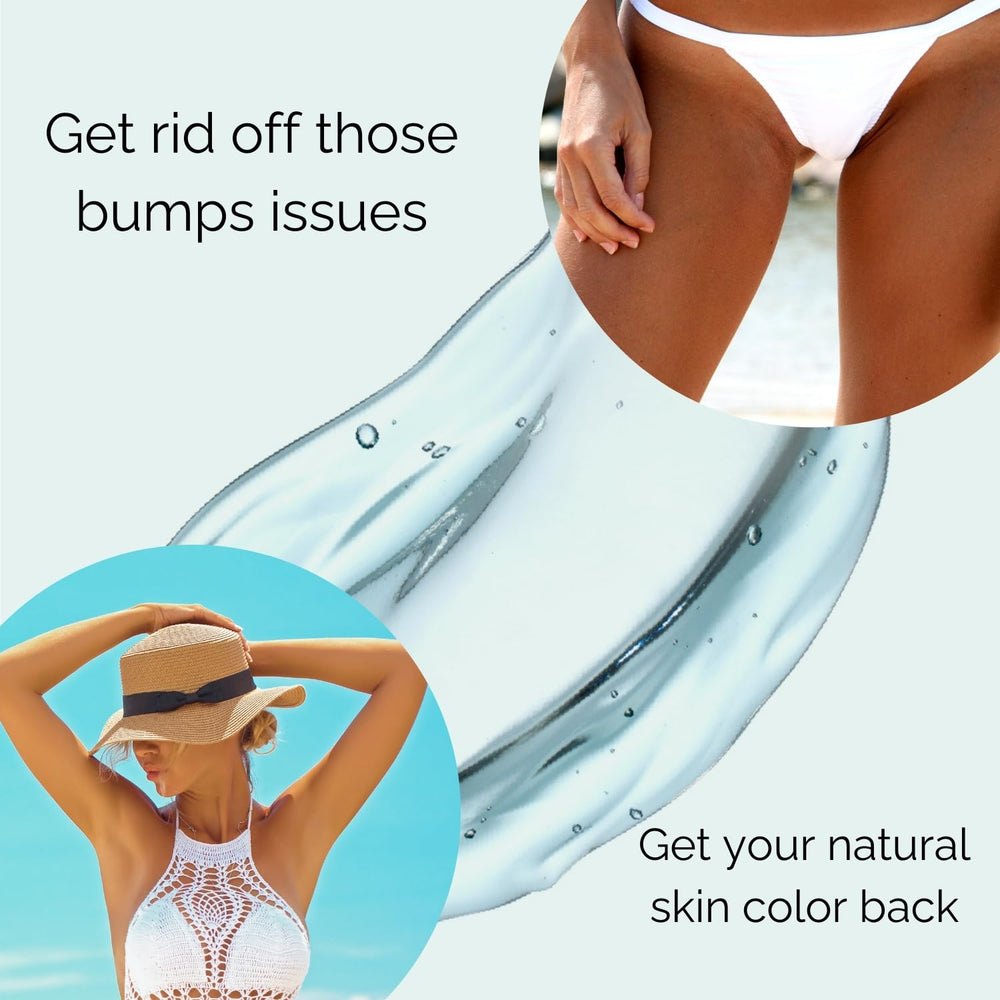 Hello Rose bikini zone care packaging highlights convenient, all-in-one skin care for delicate areas.