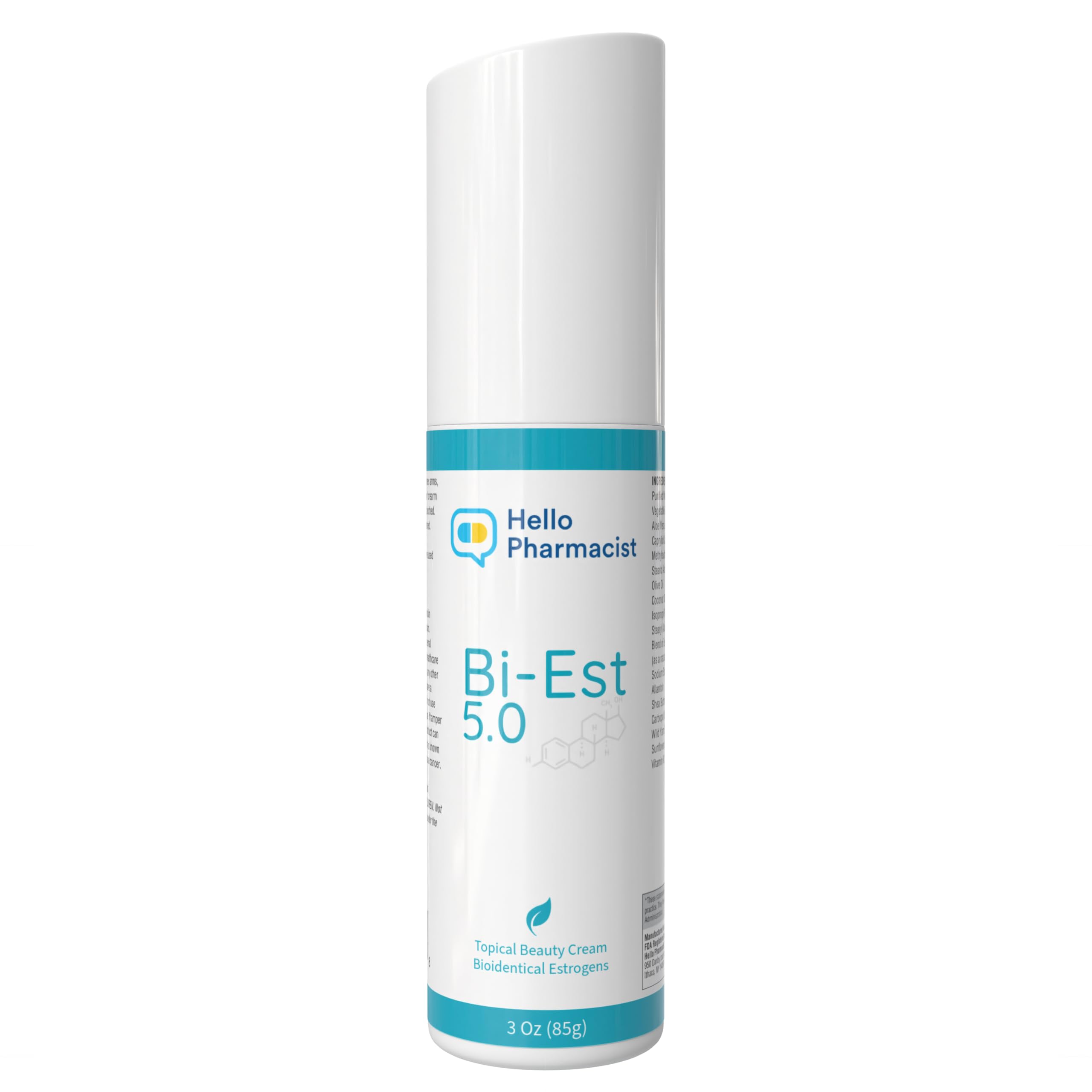 HelloPharmacist BiEST 5 Beauty Cream jar shows a smooth, hydrating texture.